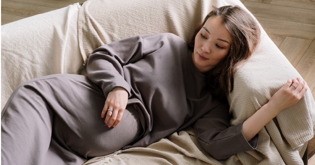 Sleep positions during pregnancy